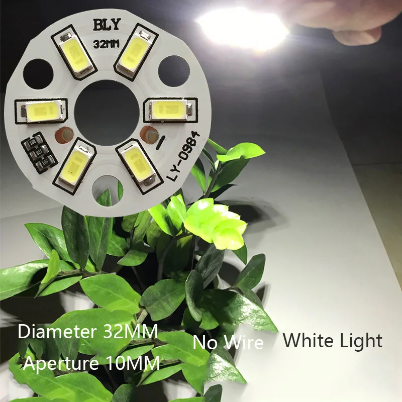 1pcs High Brightness LED DC5V 3W 5730 SMD Light Panel Lamp Bead 6LEDs 3000K Warm or White 6500K light source DIY LED Bulb