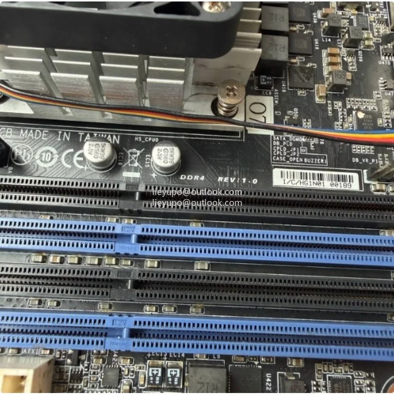 Mini ITX NAS server motherboard CPU D-1521 2 * RJ45 10G LAN, IPMI, DDR4 ECC RAM PCIe x16 slot MB10-DATTO-O7
