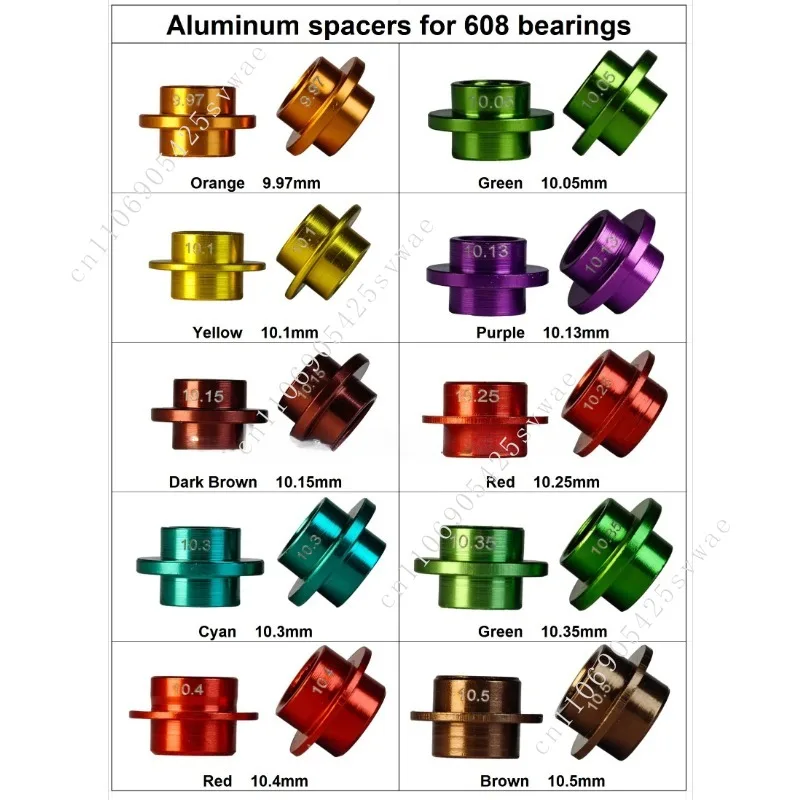 

2025 Wholesale Inline UFO Skate Bearing Customized Printed Skateboard Bearing Spacer 608 Skate Board Bearing Spacer Kit