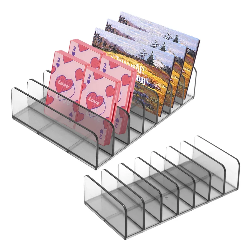 Cotton Swab Organizer Storage Bamboo Cover Acrylic Round Organizer Makeup Storage Box Container Organizadores צמר גפן אחסון
