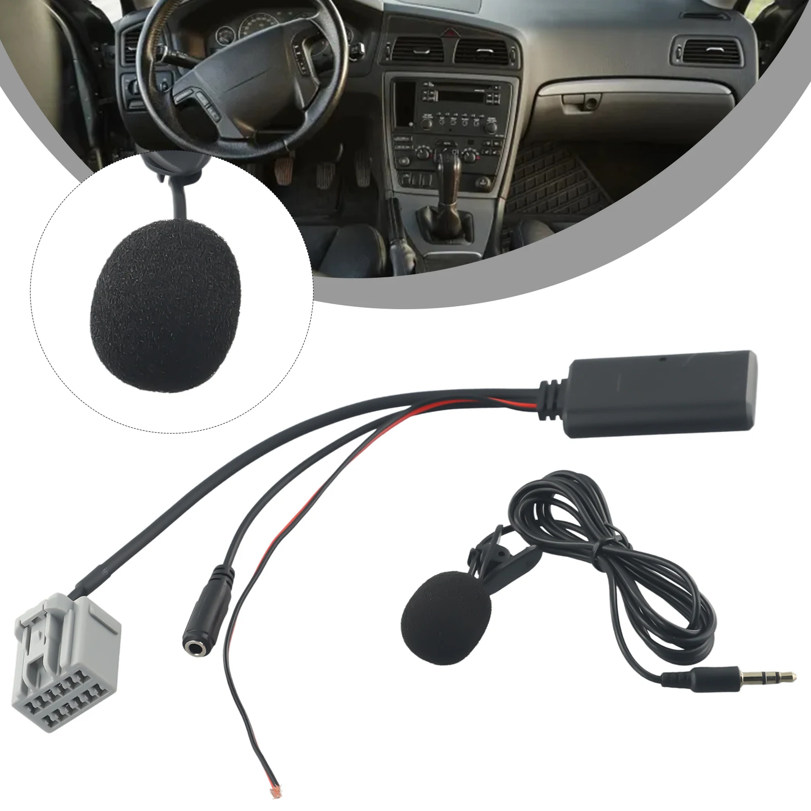Brand New Reliability Wholesale 2022 Newest ​ Cable Black ABS Cable With Microphone Car 5.0 Brand New Reliability