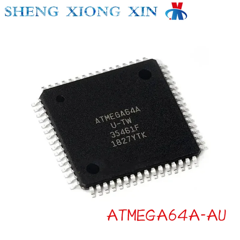 5pcs/Lot ATMEGA64A-AU ATMEGA64L-8AU QFP ATMEGA64A-MU QFN 8-Bit Microcontroller -MCU ATMEGA64 ATMEGA64L Integrated Circuit