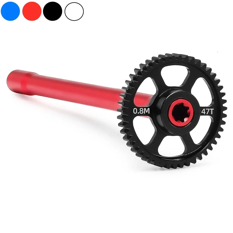 ชุดเฟืองโลหะ 45T 47T และเพลาขับตรงกลาง รุ่น 10755 10756 สำหรับรถบังคับวิทยุ TRAXXAS Mini Maxx อะไหล่อัพเกรด