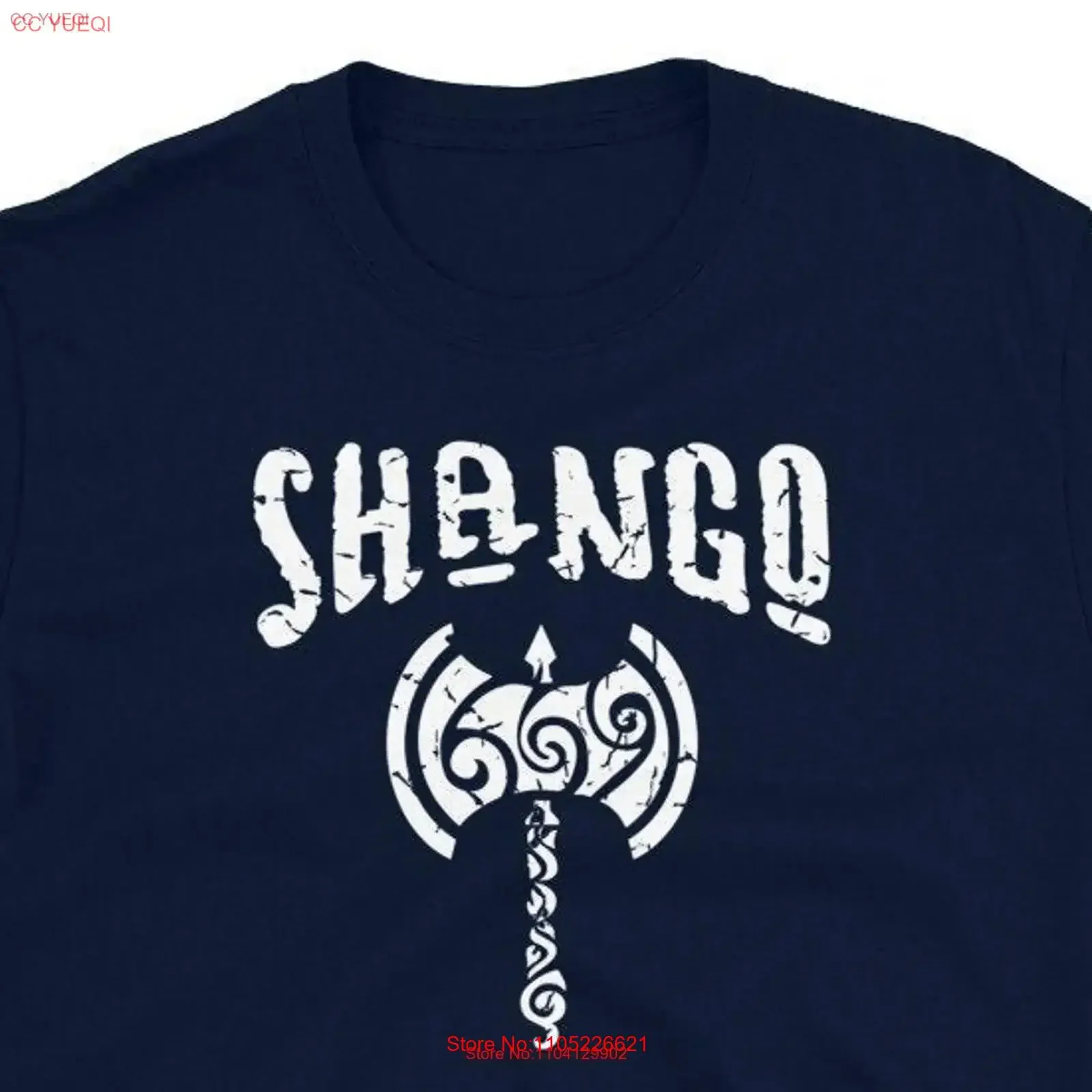 Camiseta Shango Xango Orishas Chango Yoruba Santeria vintage, ropa de calle informal, top informal para uso diario, unisex, suave