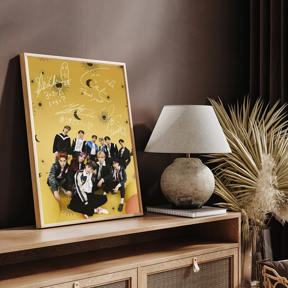 J-JO1 Where Do We Go Concept Classic Vintage Posters Decoracion Painting Wall Art White Kraft Paper Kawaii Room Decor