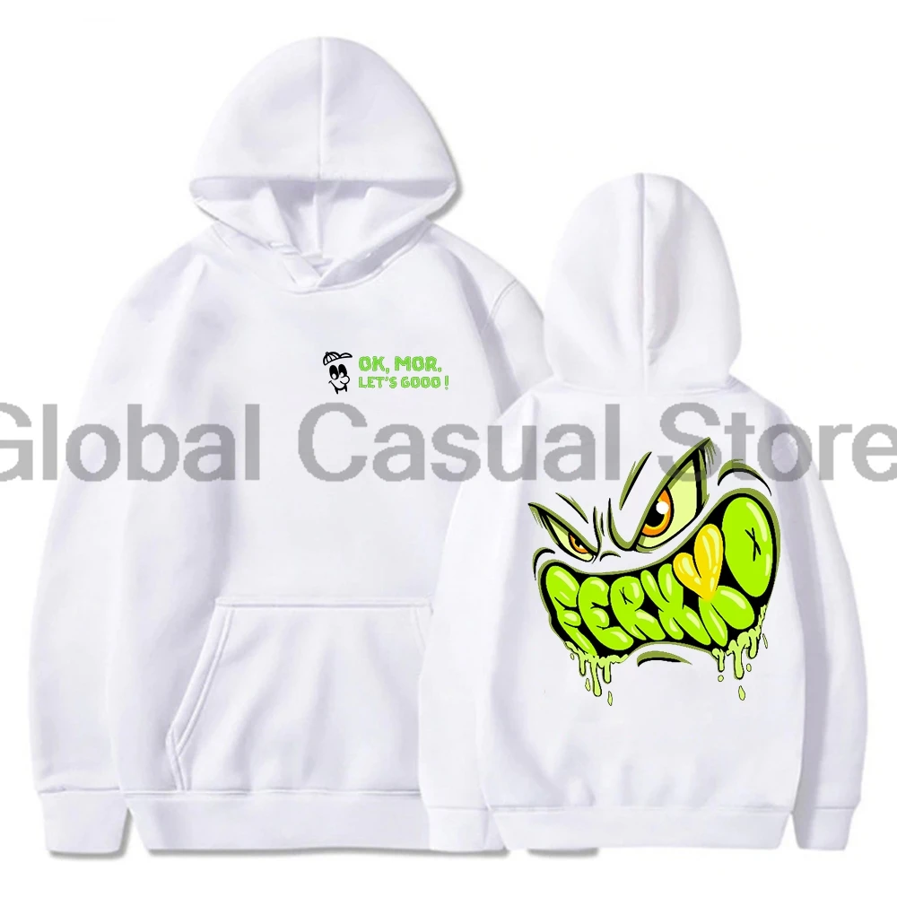 Feid Ferxxo Hoodie Ferxxocalipsis Tour 2024 Merch Long Sleeve Streetwear Women Men Hooded Sweatshirt Funny Clothes