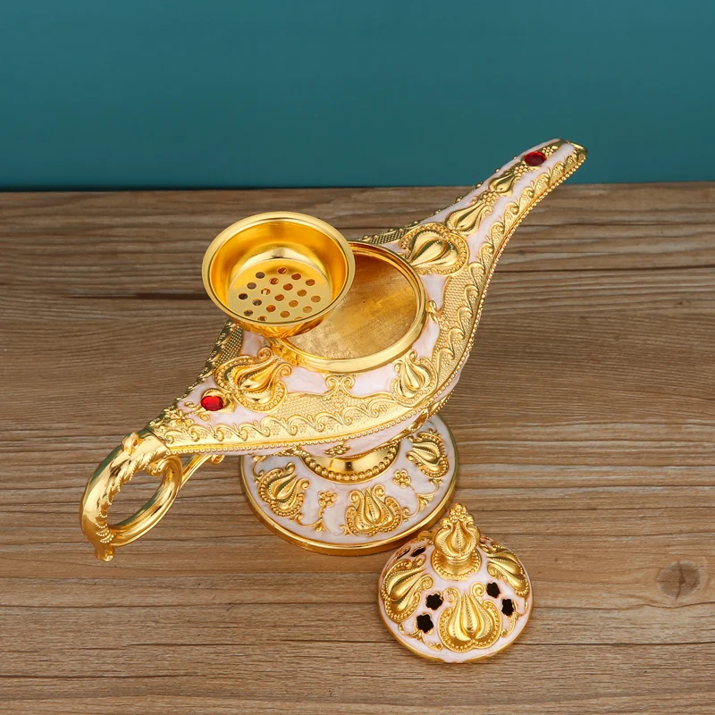 Lámpara mágica quemador de aromaterapia hogar sala de estar dormitorio estudio quemador de sándalo ruso Retro creativo quemador de incienso luz Luxu