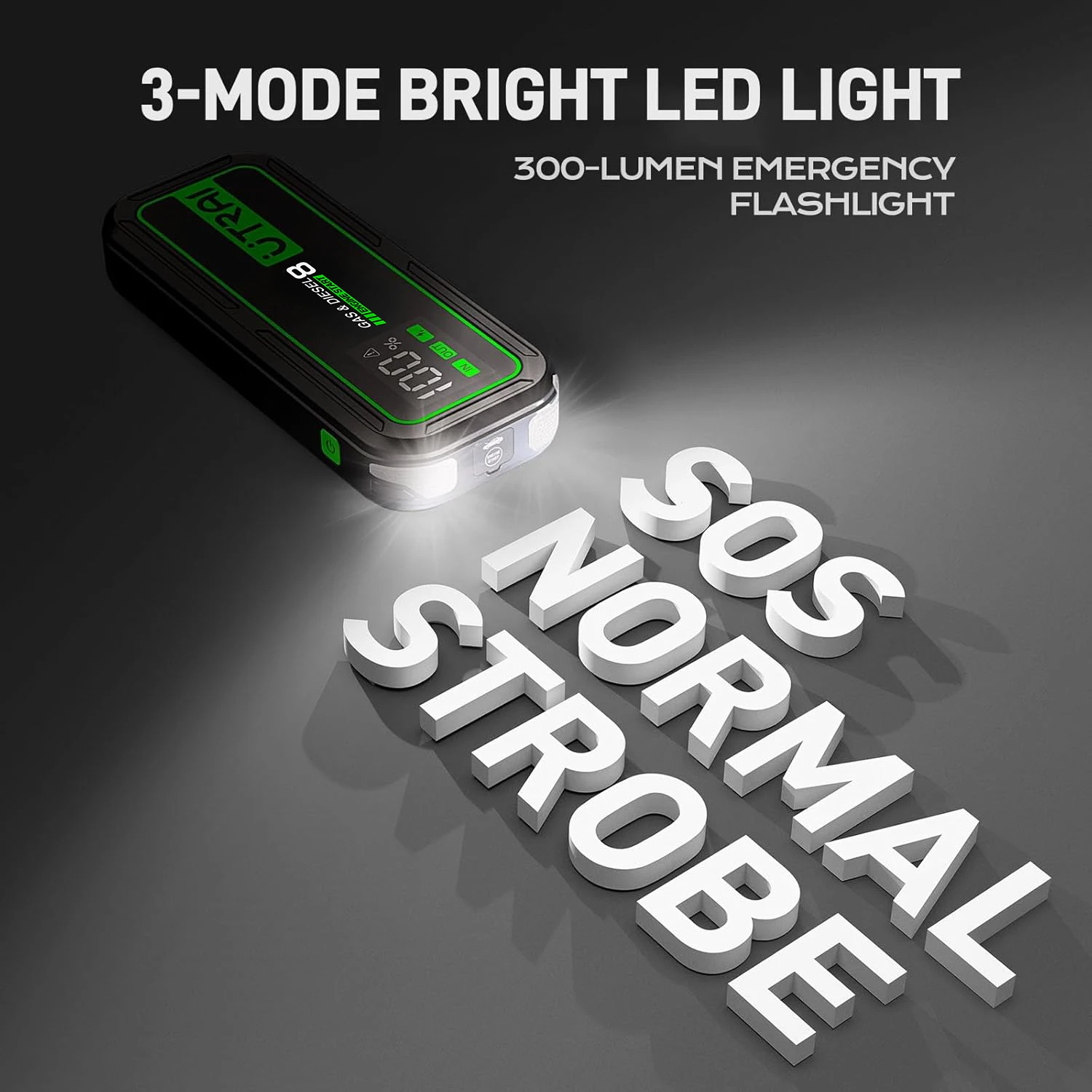 בוסטר התנעה לרכב נייד 6000A UTRAI – תמונה 6