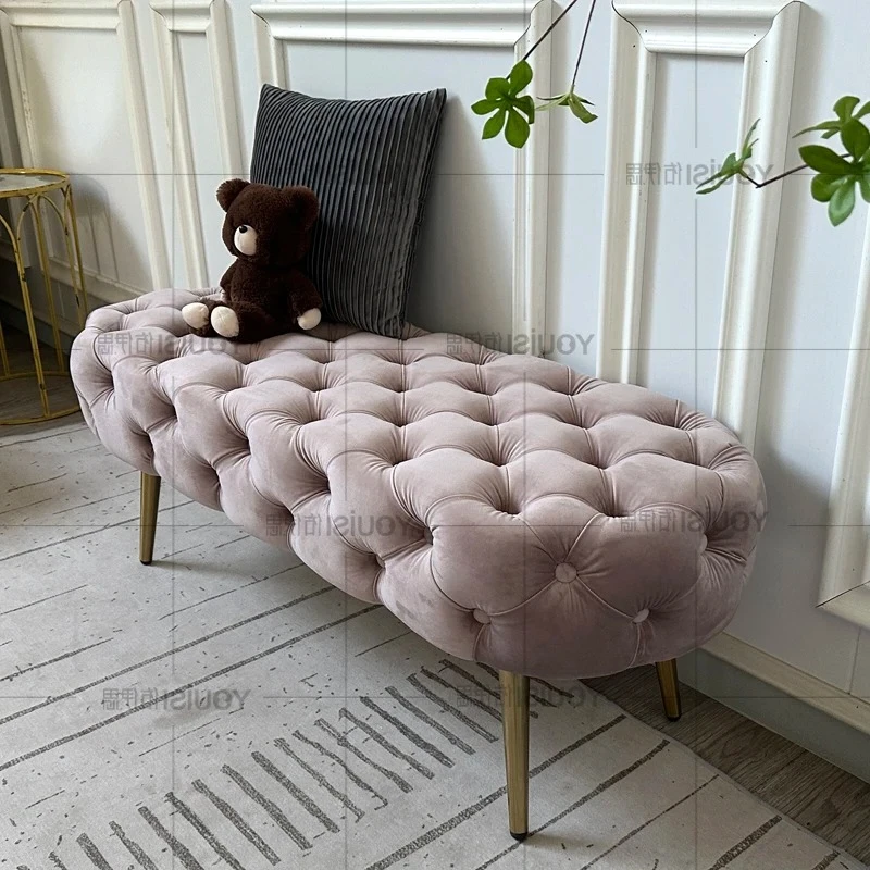 Imagen 4: Taburete de Pie Suave y Bonito, Diseño Creativo y Moderno, Estética de Diseñador, Cómodo, Ahorra Espacio, Taburete para Descansar, Muebles para el Hogar, Decoración del Hogar