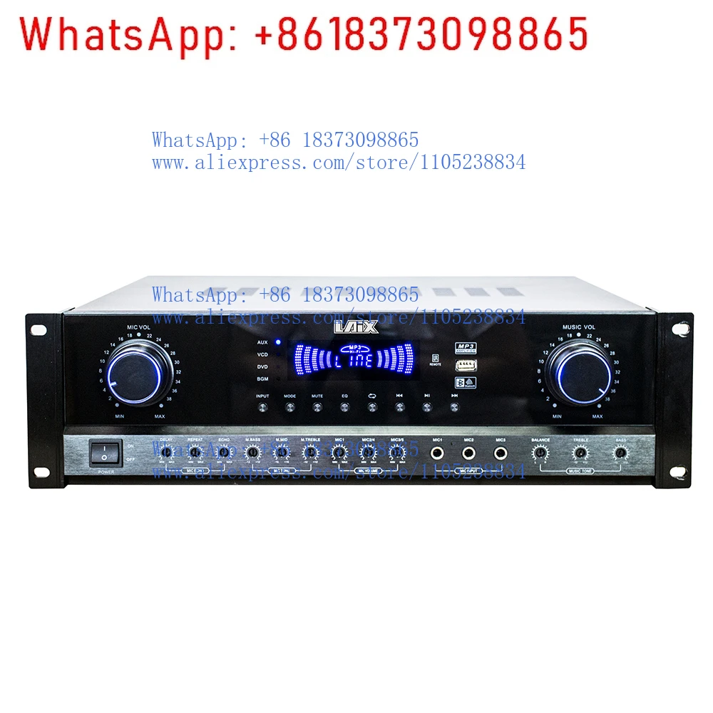 

Аудиоусилитель Laix Audio мощностью 120 Вт, 2-канальный усилитель/усилитель для колонок