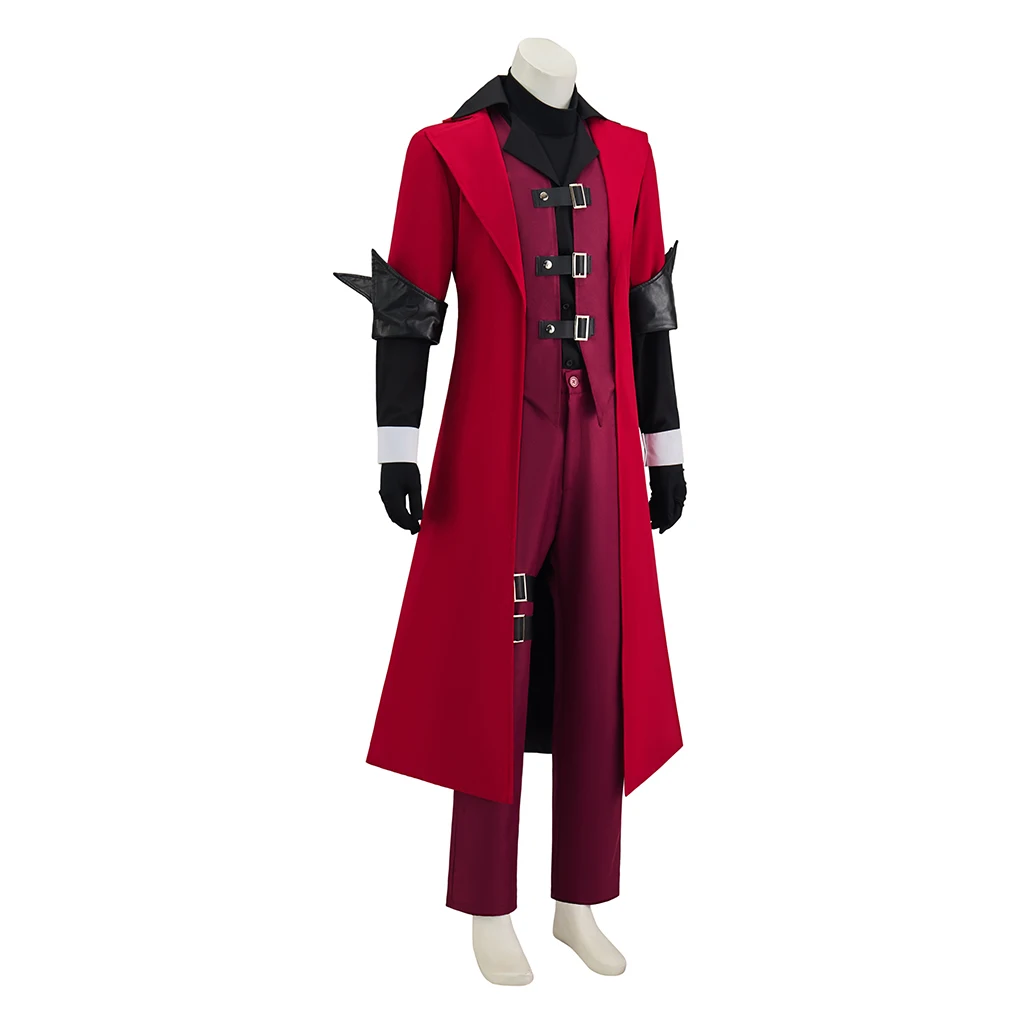 เกม Dante คอสเพลย์เครื่องแต่งกาย Tony Redgrave สีแดงชุดสูทยุโรป Vampire Duke เครื่องแต่งกาย Gothic ชุดบอลชุดปาร์ตี้ฮาโลวีน