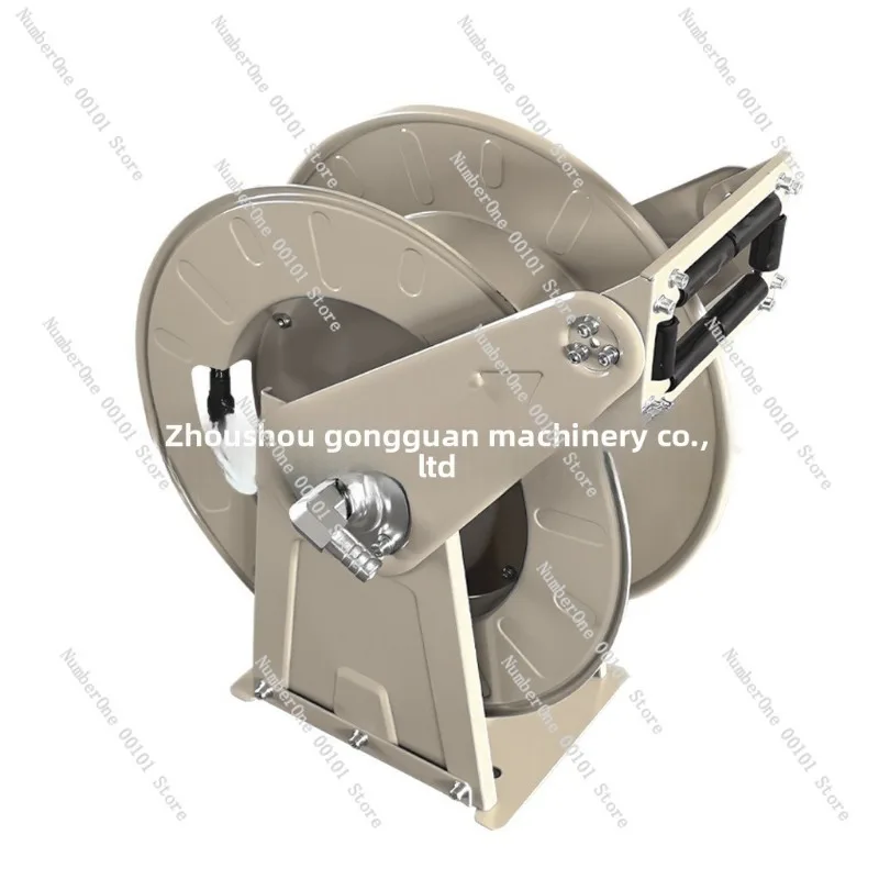 Automatic Telescopic Oil Hose Reel Multifunctional 1 Inch 6 Points 10m 15m Pipe Storage Reel