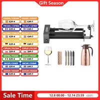 LONGER Rotary Roller Upgrade Kits for Laser Engraver 360° Rotation, Adjustable 6-300mm Diameters for RAY5 5W 10W 20W or Laser B1 series