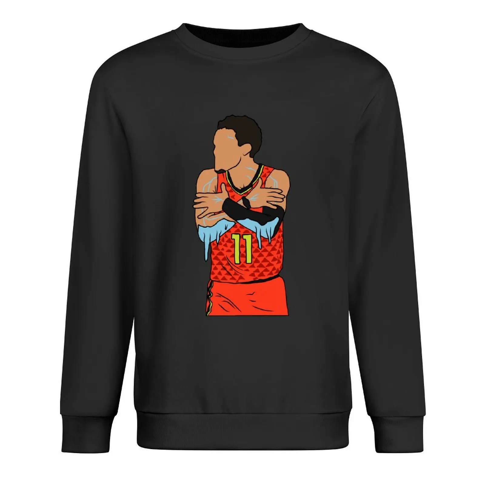 Trae Young Ice Pullover الرجال العرق قميص الخريف منتجات جديدة النمط الياباني الرجال مصمم الملابس بلوزات الرسم