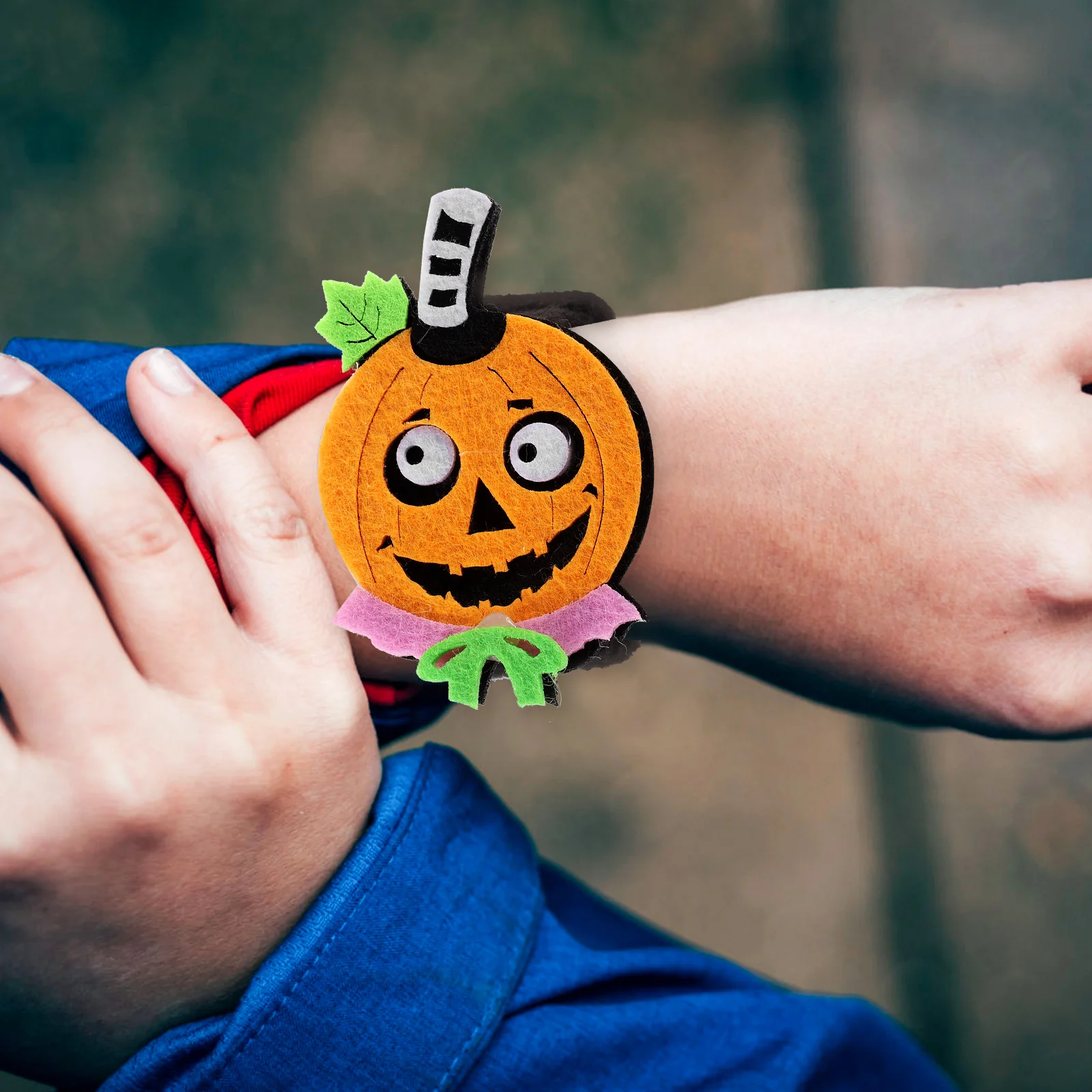 

Pumpkin Slap Bracelet Halloween Party Supplies Kids Wristbands Decorative Festival Carnivals Stage Classroom Birthday Favors