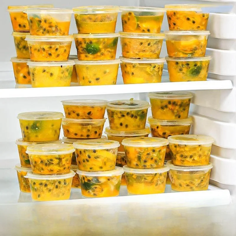 Recipiente de Plástico de Grado Alimenticio para Bebidas, Caja para Té de Frutas, Contenedor Sellado, Tarro para Almacenar Miel, Lata para Guardar Maracuyá y Limón, Artículos Esenciales de Cocina