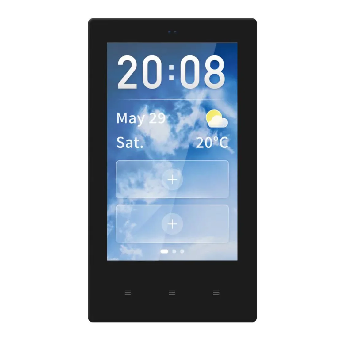 4-Inch American standard intelligent central control touch screen with 3-way relay switch