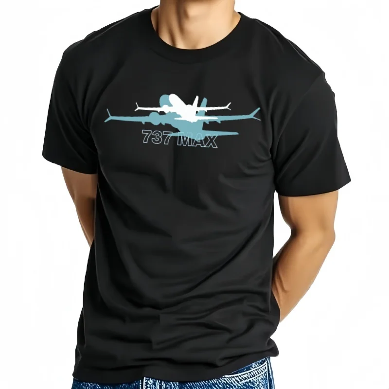 Boeing 737 Max Shadow T-shirt S34U