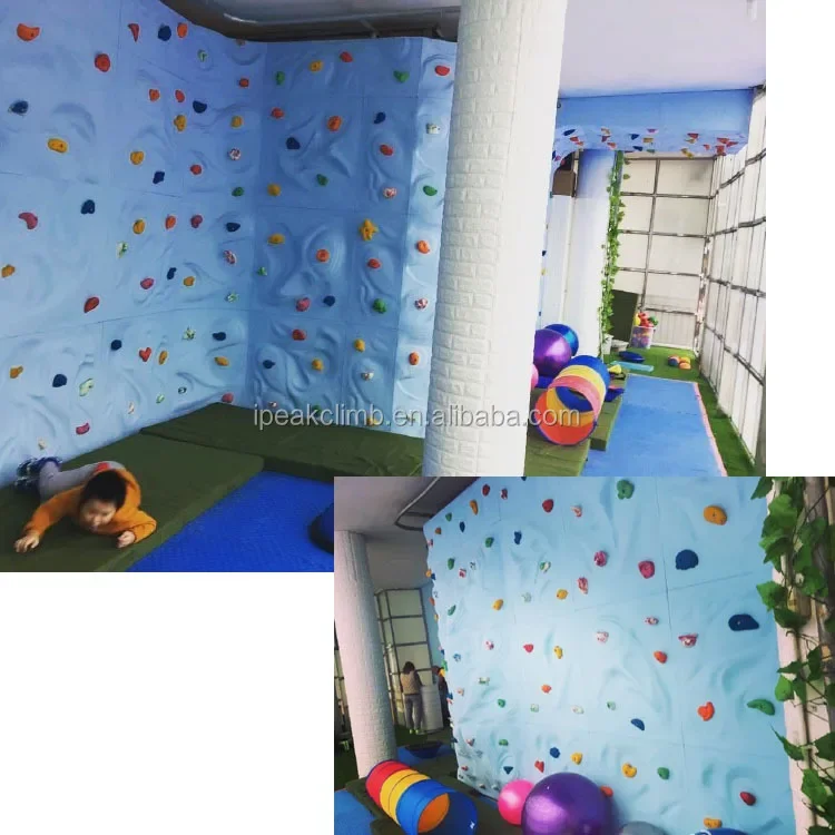 fashionable and attractive indoor rock climbing wall equipment