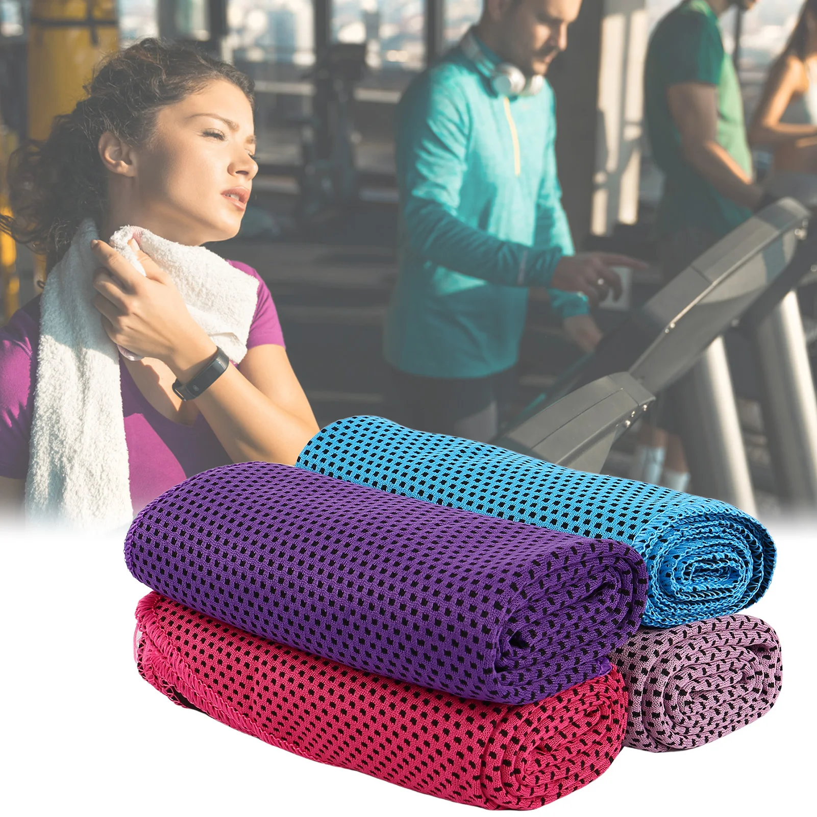 Sport Cold Cooling Towel Super Absorbent Sports Cooling Towels for Running Swimming Jogging