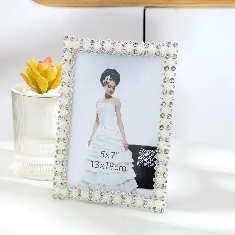 Love photo frame, creative personality, 7-inch platform, children's love, never forget pearl photo frame, wedding photo