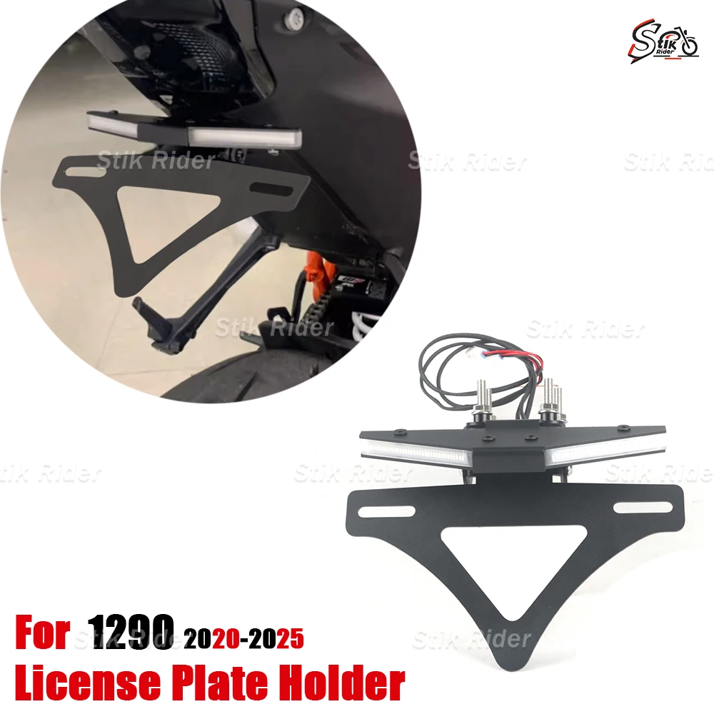 

NEW For 1290 2020-2025 Motorcycle accessoryRear Short Tail Stock License Plate Holder Tailstock Bracket Kit