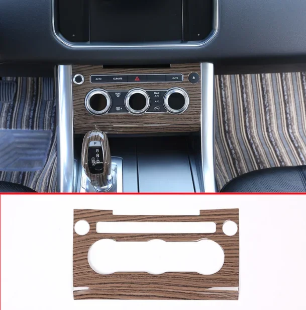 

Sands Wood grain Style For Land Rover Range Rover Sport RR Sport 2014-2017 ABS Center Mode Air Conditioning Volume Panel Trim