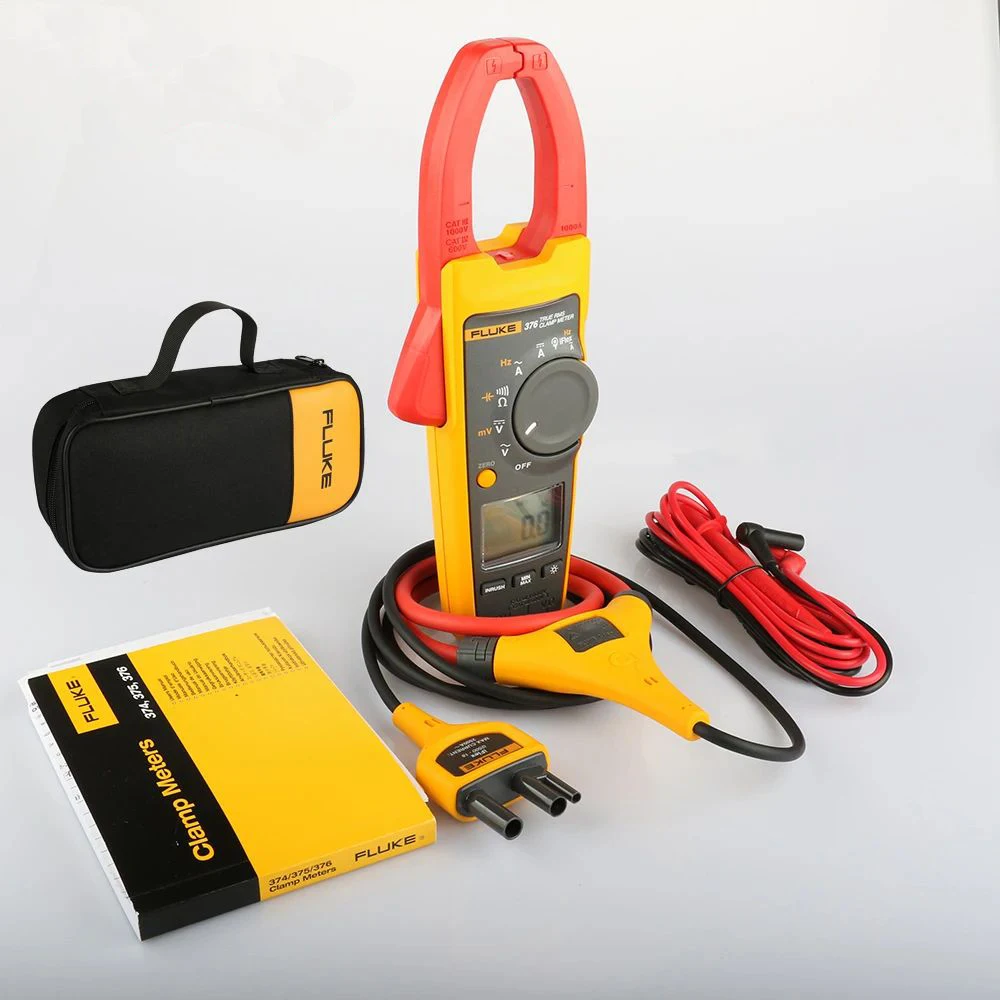 الأصلي فلوك 375FC/376/376FC صحيح RMS التيار المتناوب/تيار مستمر الرقمية المشبك حزام 2500A iFlex مشبك التيار
