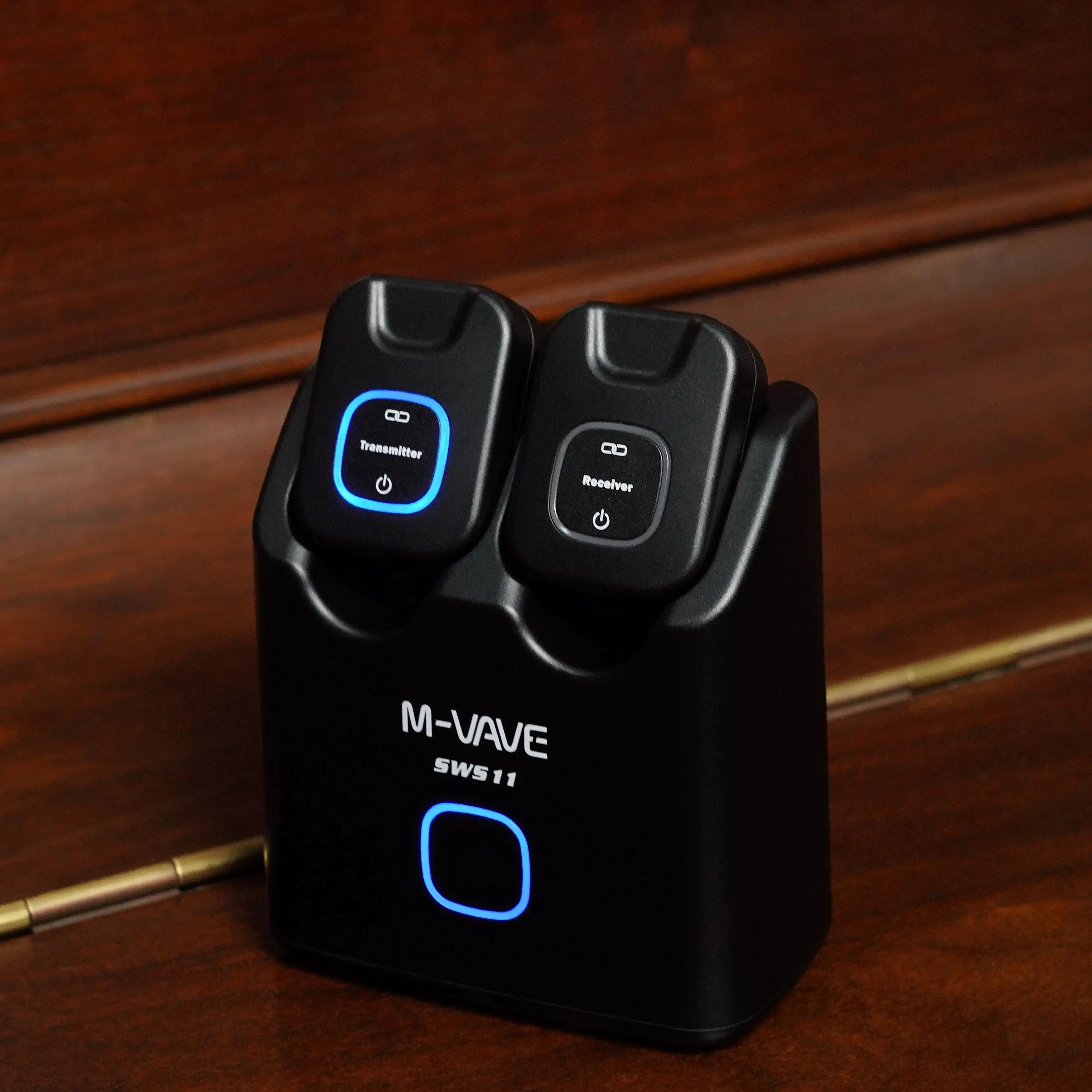 M-VAVE WP 11 5.8GHz Wireless Guitar System Rechargeable Wireless Transmitter Receiver Set 6 Signal Channel 48K/24bit Resolution