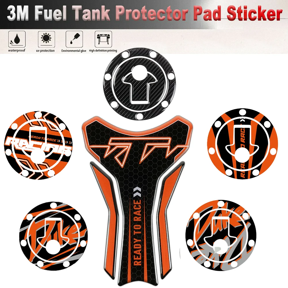 For KTM Duke RC 125 200 250 390 790 890 Tank Covers Sticker Motorcycle Accessories parts Pad protector Grip Decal 2012 2020 2023