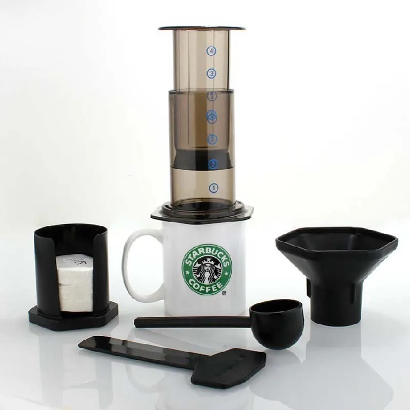 New Filter Glass Espresso Coffee Maker Portable Cafe French Press CafeCoffee Pot For AeroPress Machinecoffee filter