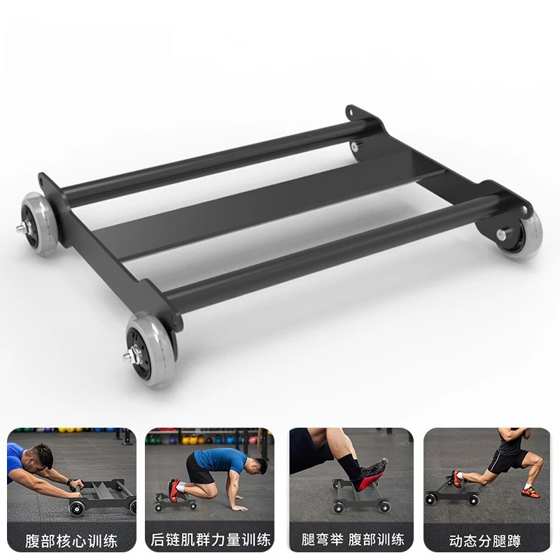 Core Training Ab Wheel Roller with Abdominal Disc, Strength Pull Stability Fitness Equipment for Home Workout Core Training