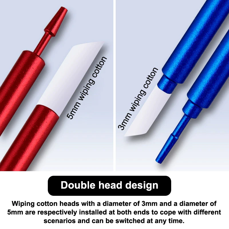 1個のアルミニウム合金パネルライン消しゴムワイプスティック、3個の3MMワイプコットン+3個の5MMワイプコットンモデル、クリーニング用