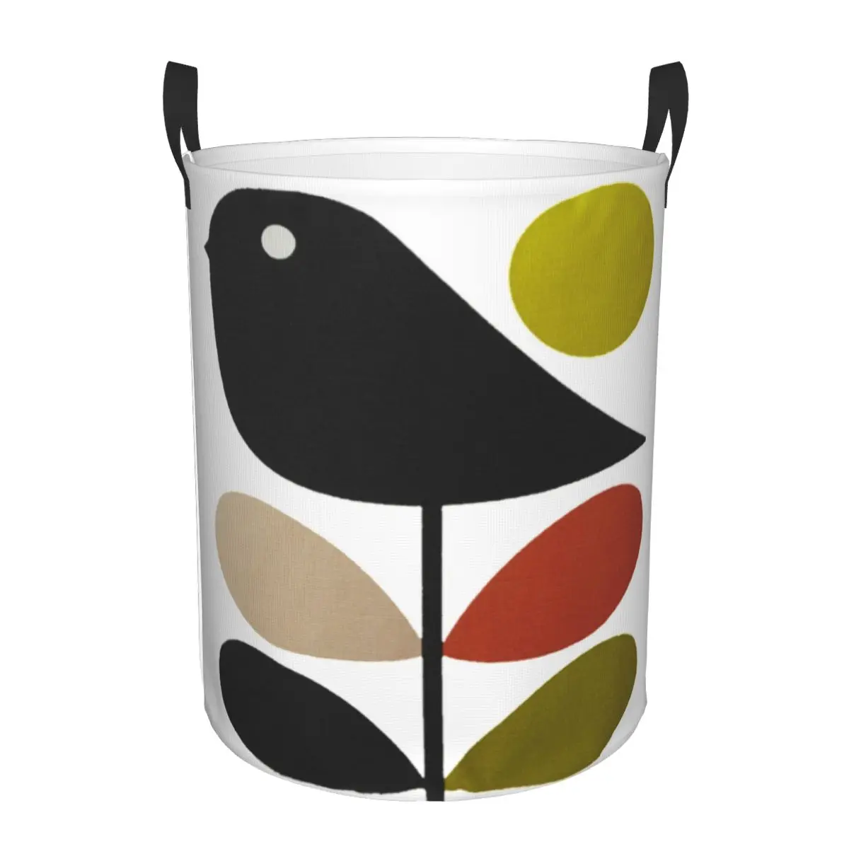 Orla Kiely Stem And Bird Laundry Basket Collapsible Scandinavian Style Clothing Hamper Toys Organizer Storage Bins