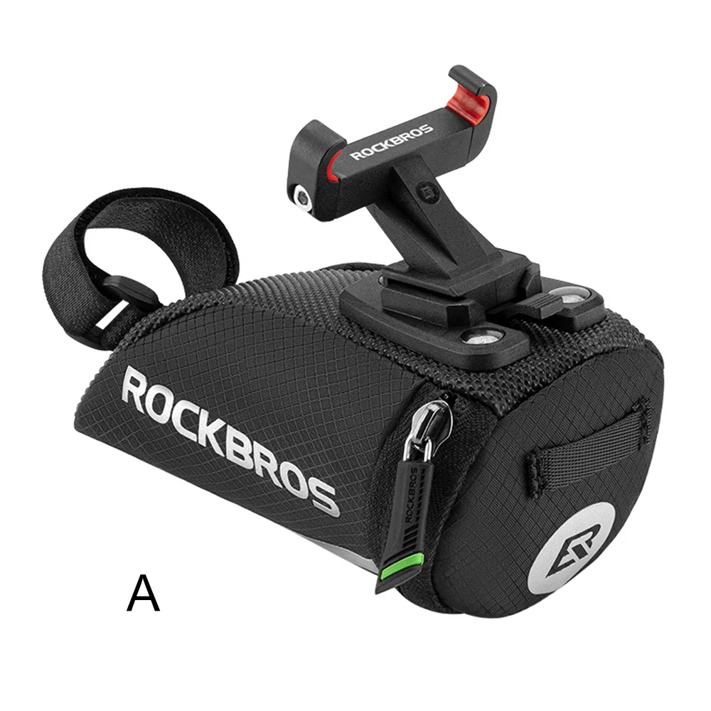 AliExpress ROCKBROS MTB Bicycle Rear Bag Rainproof Nylon Back Seat Road Bike Saddle Bag MTB Tail Pouch Package for Outdoor Sports Cycling