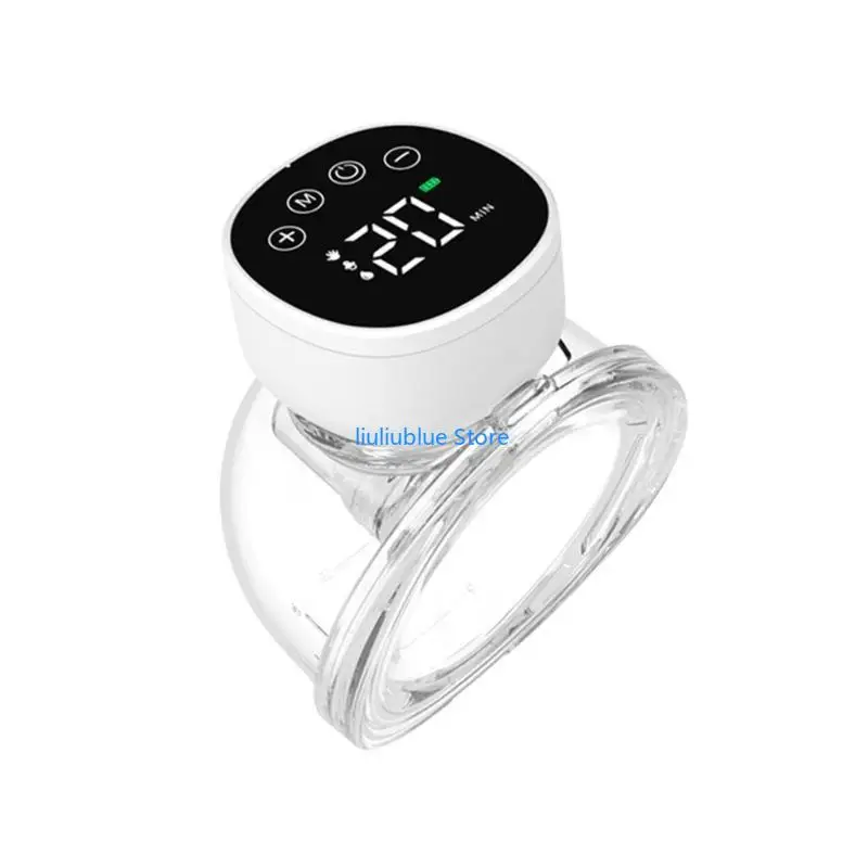 قطعة مضخة حليب للرضاعة الطبيعية يمكن ارتداؤها بدون استخدام اليدين 62CF #1