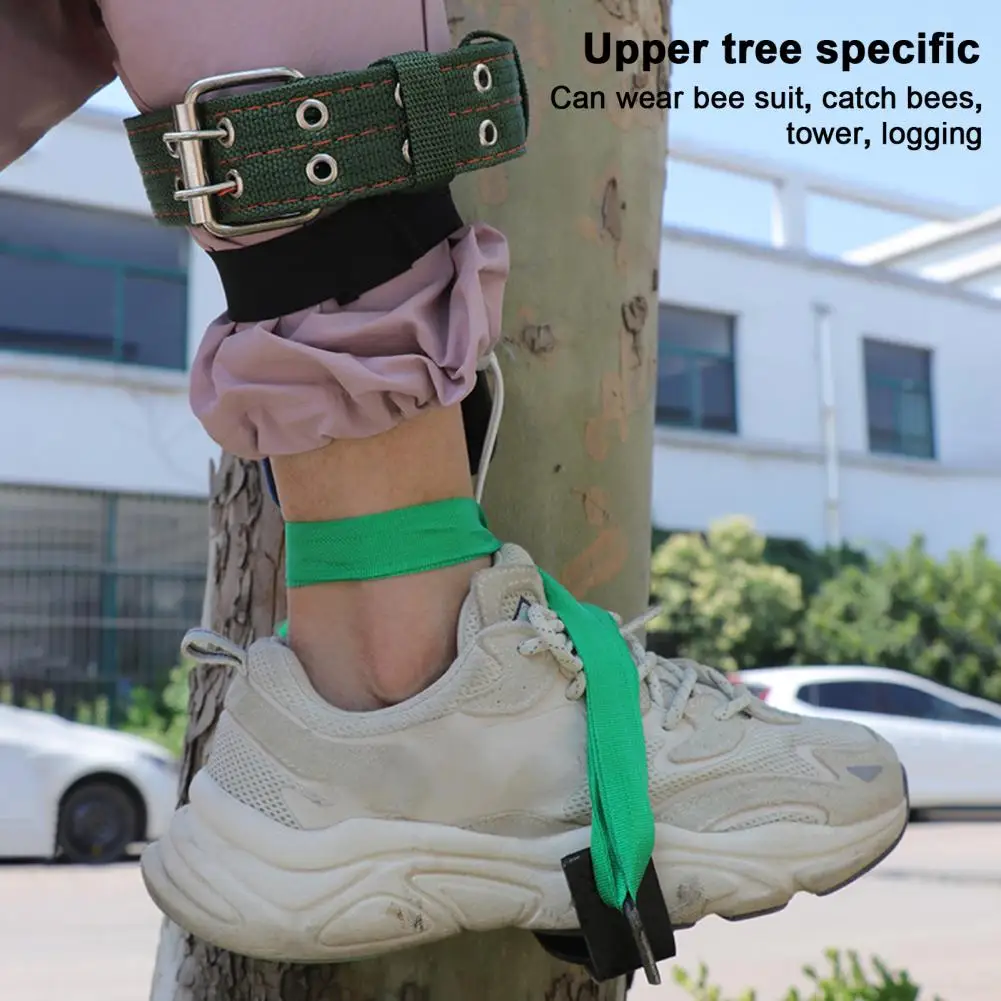 Tree-climbing Gear Tree Climbing Tool Steel Tree Climbing Spurs Gaffs Kit for Tree Work High-temperature Hardened Climber Set