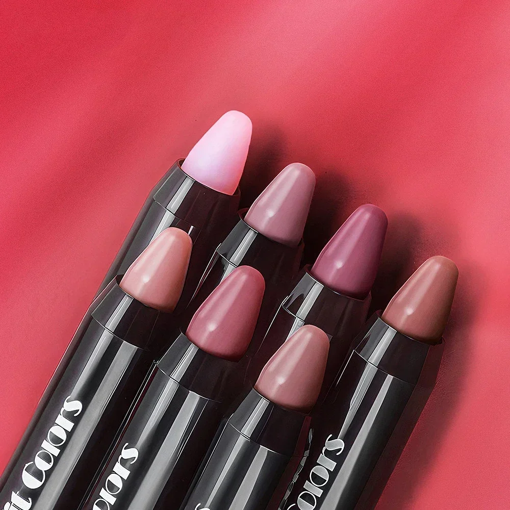 Matte Brown Lip Liner Pencil Lip Outline Contouring Lasting Waterproof Lipstick Crayon Pigments Moisturizing Lip Balm Cosmetics