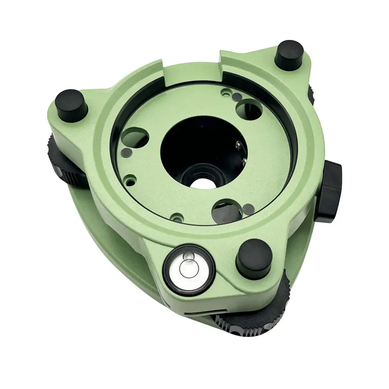 High Quality Three-Jaw Green Tribrach Without Optical Plummet Compatible Leica Total Station