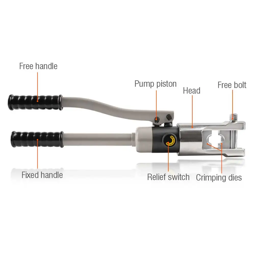 

EMEADS Durable Hydraulic Crimping Tool YQK-240 Industrial Grade With 70KN Force Alloy Steel For Cable Lug Pressing