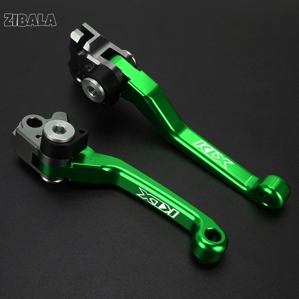 For KAWASAKI KLX125 KLX300 KLX150 KLX450R KLX250 KLX 300 Motorcycle Motocross CNC Aluminum Pivot Brake Clutch Levers Dirt Bike