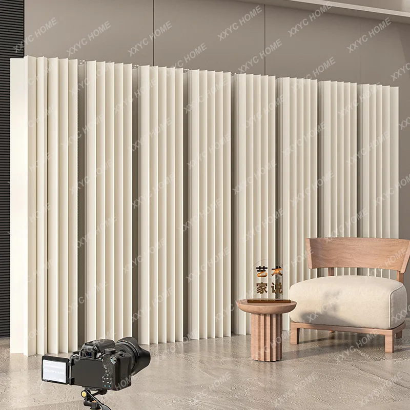 L partition living room entrance bedroom baffle foldable paper wall office screen