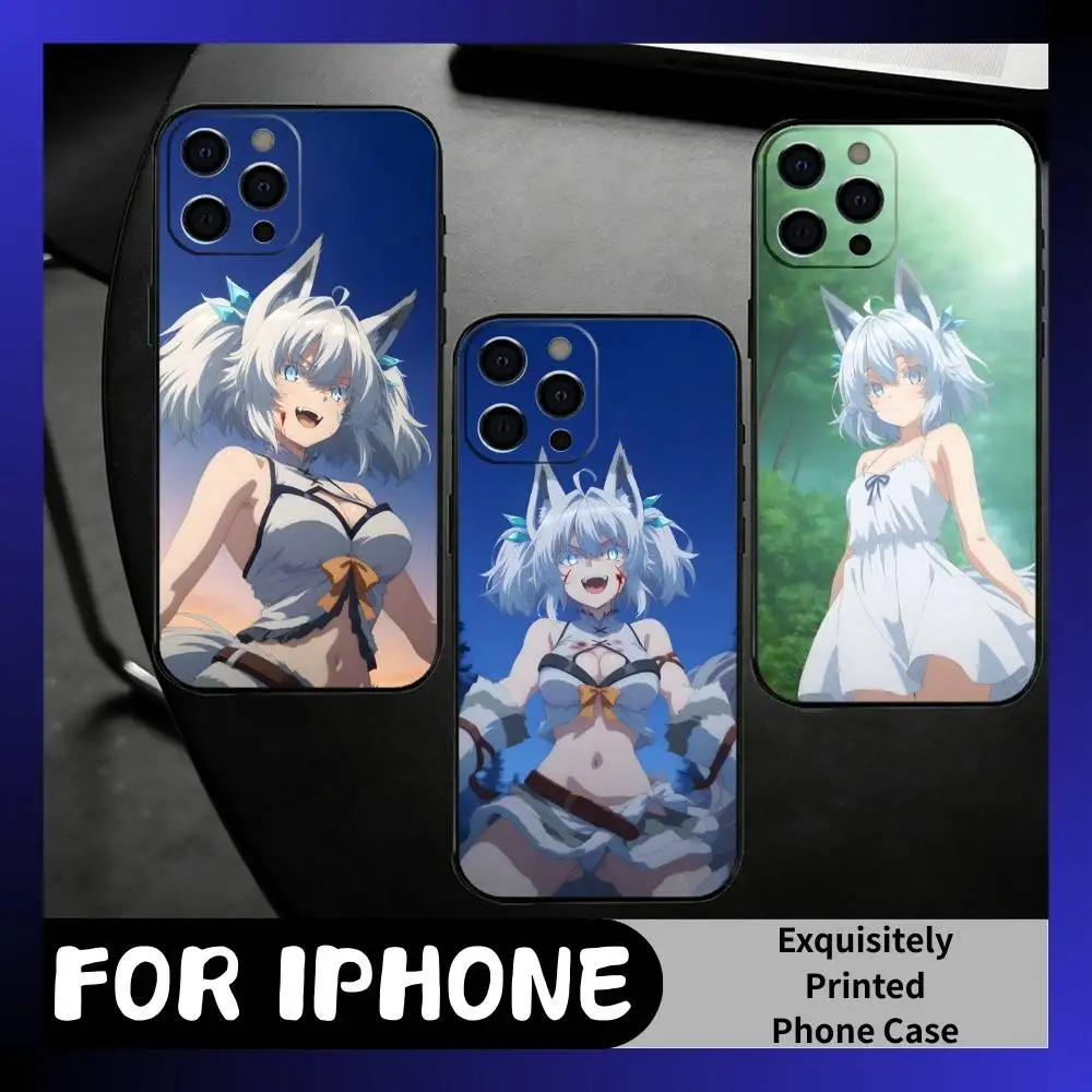 

RoH Anime S-Setsuna Phone Case For iPhone17,16,15,14,13,12 Plus,Max Soft Silicone Black Cover