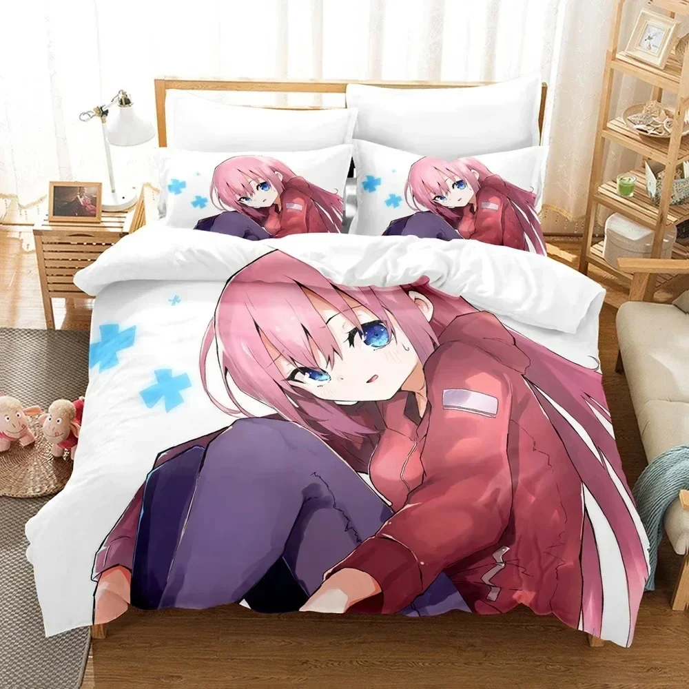 Cute 3D Lonely Rock Bedding Sets Duvet Cover Set With Pillowcase Twin Full Queen King Bedclothes Bed Linen Home textile size