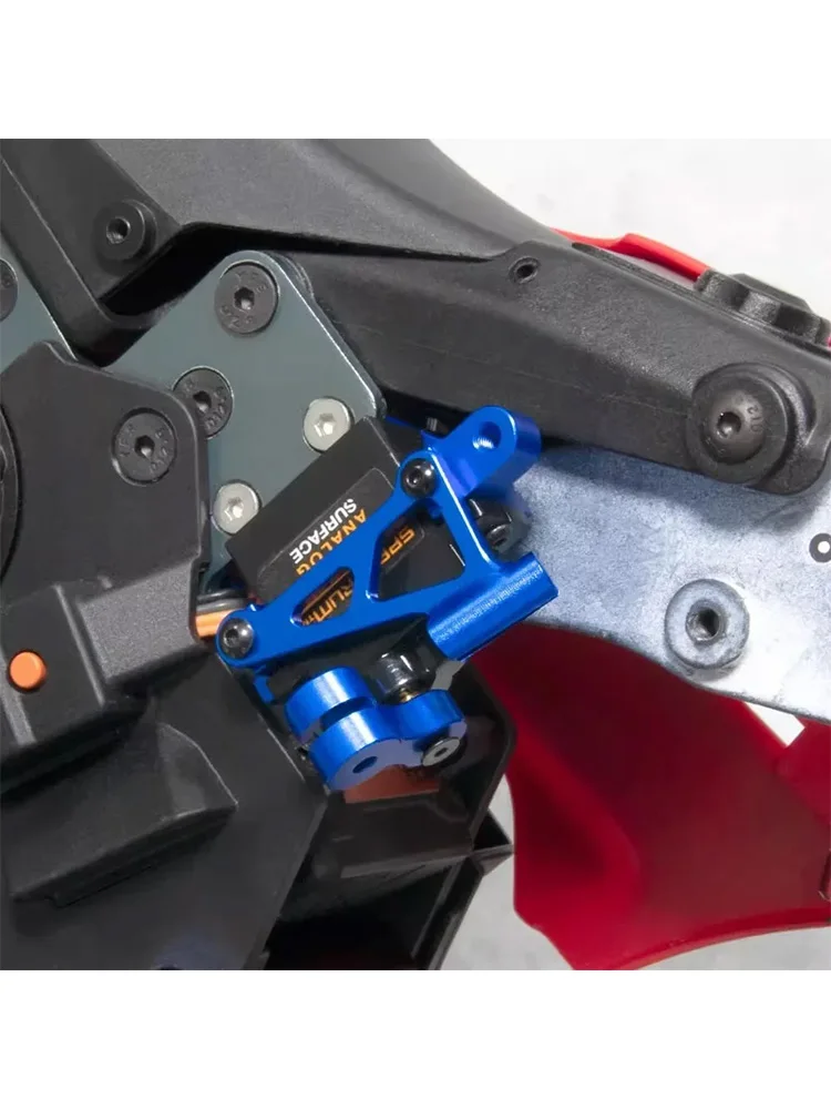 KD RC Braccio di montaggio servo sterzo in metallo per LOSI 1/4 Promoto-MX Accessorio freno aggiornamento moto Los 261013