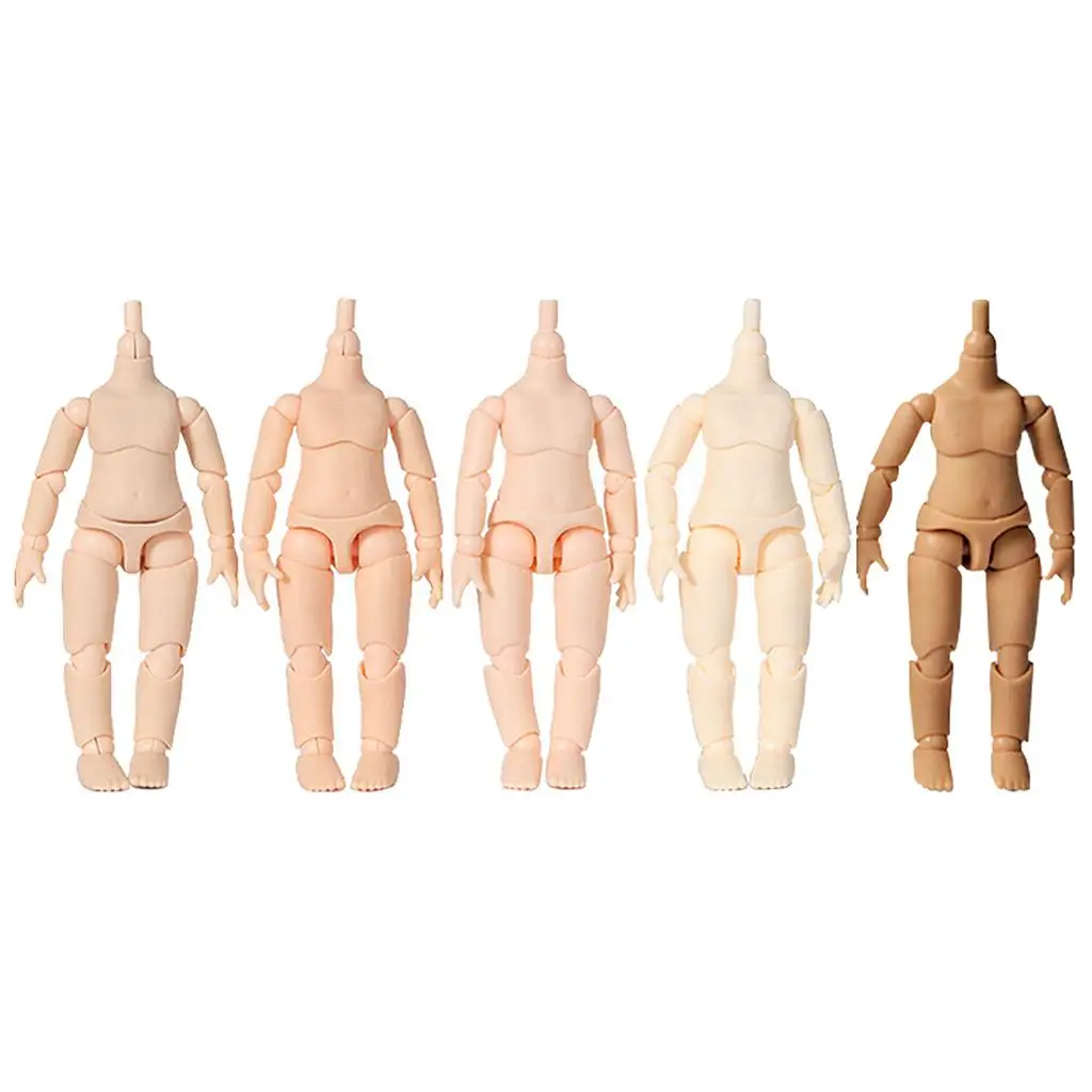 

Moveable Joints Doll Nude Body with Spare Hands OB11 Dolls /12 Dolls DIY Making Supplies