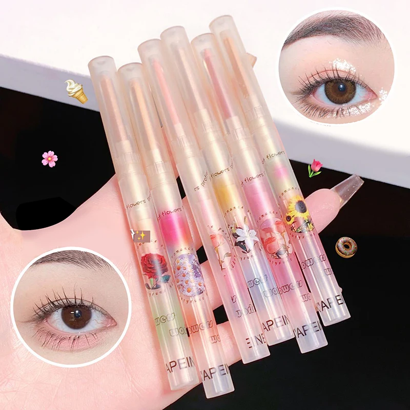 Lie Silkworm Pen Natural Highlight For Big Eyes Brighten Concealer Contour Stick Eyeshadow Highlighter For Girl Women Cosmetics