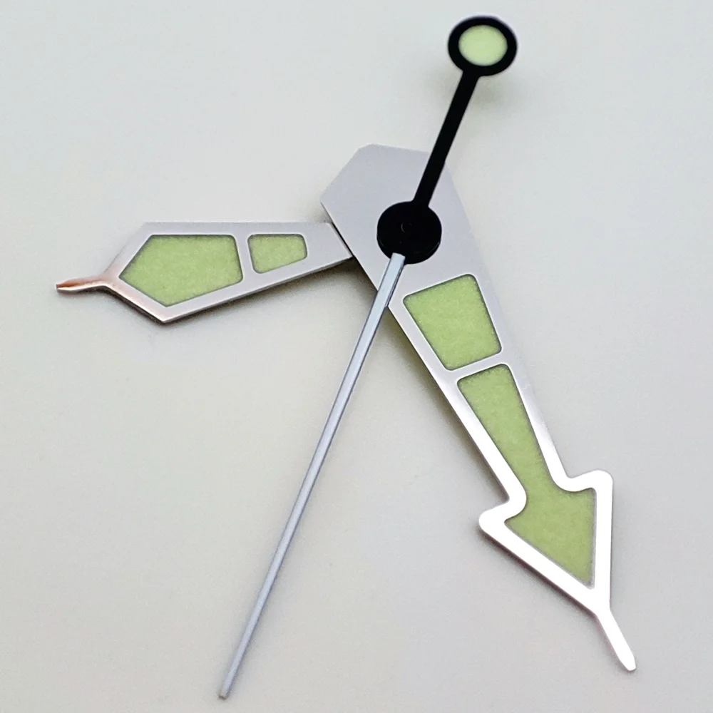 무브먼트 워치 교체용 부품, C3 야광 핸즈, NH35/NH36/4R35/4R36 에 적합, 하이 퀄리티 워치 핸즈