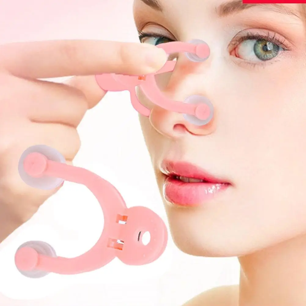 

Nose Shaper Clip Up Lifting Shaping Straightening Massage Device Tool Comfortable Pain No Tools Corrector Soft Beauty Y6S9