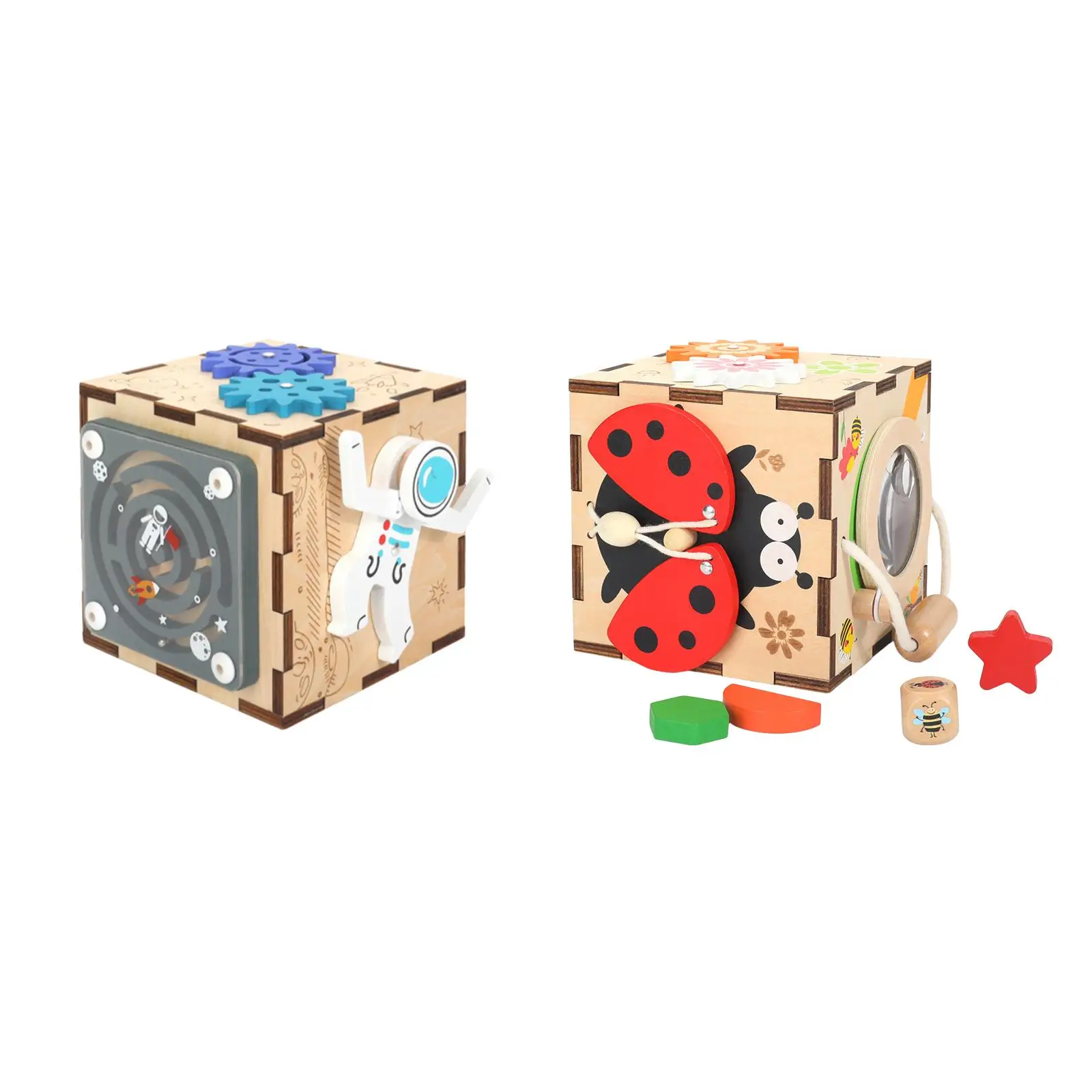 النشاط مكعب هدية عيد ميلاد شكل فارز التنسيق بين اليد والعين مركز اللعب الخشبي لعبة تعلم التنموية لعمر 1 2 3 سنوات